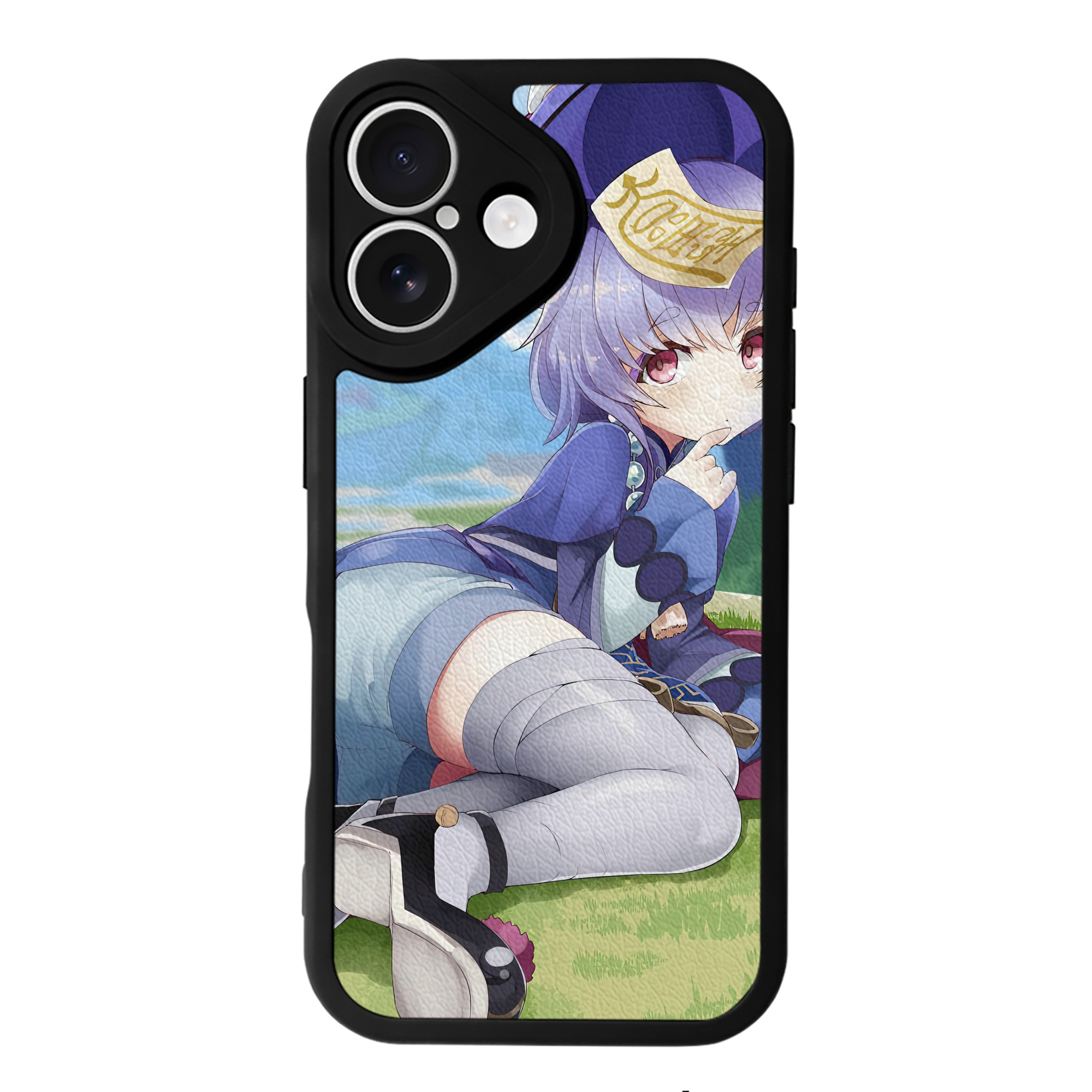 げんし神 genshin 【iPhone 16シリーズ対応】シリコンスマホケース（レザー調） 材質：シリコン
